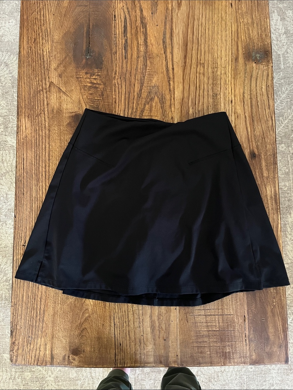 Old Navy Black Active High-Rise Skort